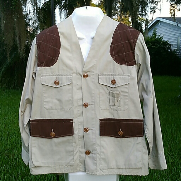 Vintage Hunting Coat with Game Bag